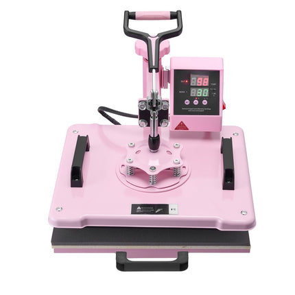 8-in-1 Swing-Away Heat Press 12x15 in, Tumbler, Pink