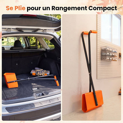 92 cm Leaf Grabber with Non-Slip Handle, Metal Frame