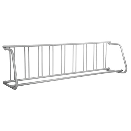 9-Bike Floor Bike Rack, Steel Single-Sided, 111 in