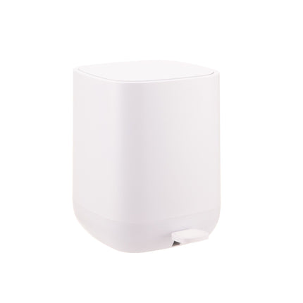9L Square Pedal Bin, Plastic, Soft-Close Lid