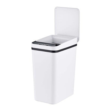 9L White Plastic Sensor Kitchen Bin