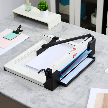 A3 Guillotine Paper Cutter, 400-Sheet, Metal Base