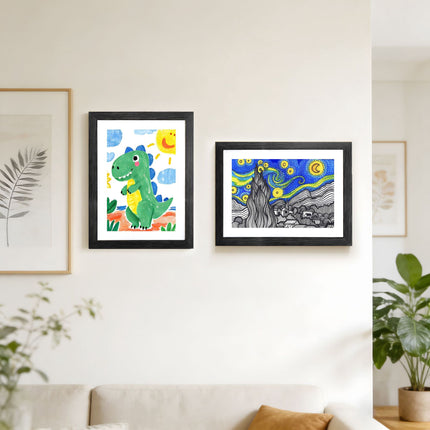 A4 Kids Art Frame, Front Display With Storage, Magnetic