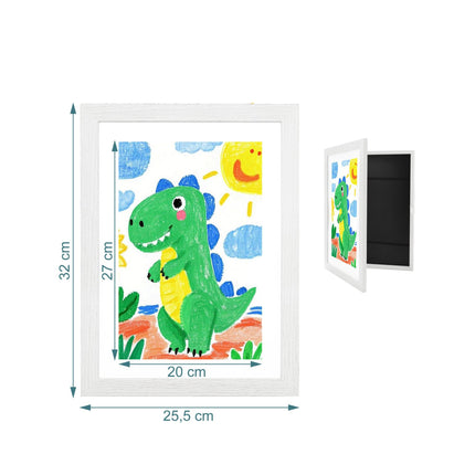 A4 Kids Art Frame, Magnetic Front, Stores Multiple