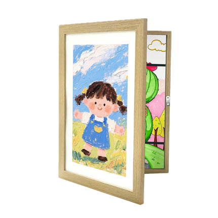 A4 Kids Art Frame, Magnetic Front, Stores Multiple Drawings