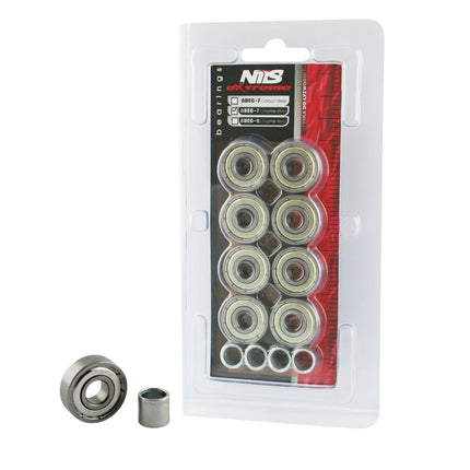 ABEC-7 Chrome Bearings, Set of 8