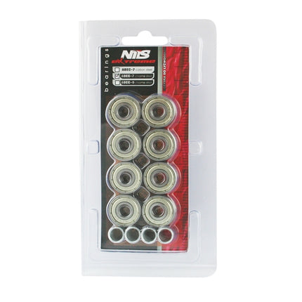 ABEC-7 Chrome Bearings, Set of 8