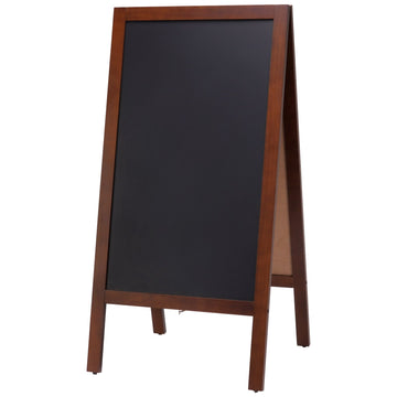 A-Frame Sidewalk Chalkboard Sign, Double-Sided 20x40