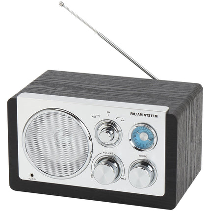 AM/FM analog radio Black
