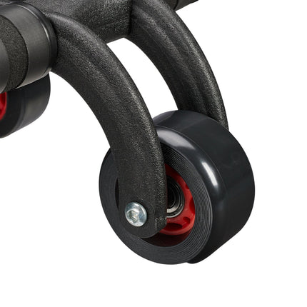 Ab Roller with Knee Mat – 3-Wheel Stability Trainer