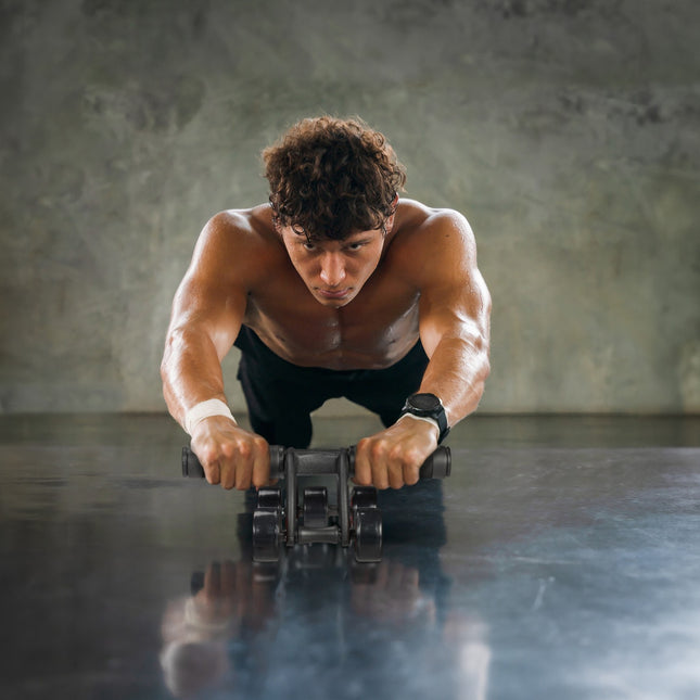 Ab Roller met Kniemat - 5 Wielen voor Core Training