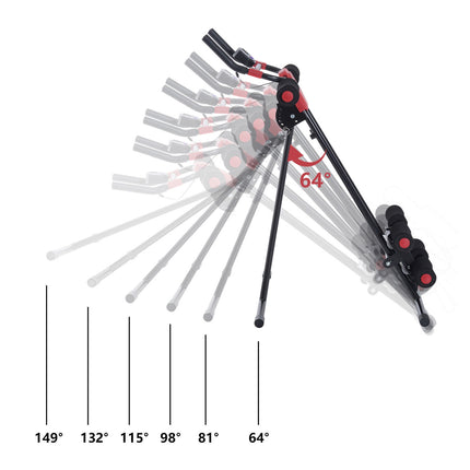 Abdominal and back trainer with LED display - Home training unit