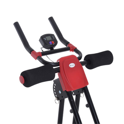 Abdominal and back trainer with LED display - Home training unit