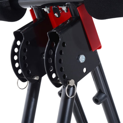Abdominal and back trainer with LED display - Home training unit