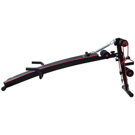 Adjustable bench with resistance bands, capacity 120 kg