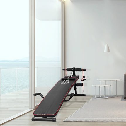Adjustable bench with resistance bands, capacity 120 kg