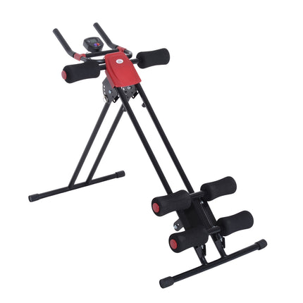 Abdominal and back trainer with LED display - Home training unit