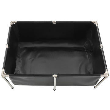 Above-Ground Fish Pond 126.8 Gal, Foldable PVC Tank
