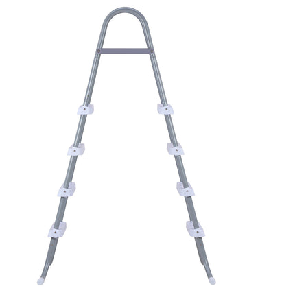 Above Ground Pool Ladder, 4-Step Steel A-Frame, 300 lb