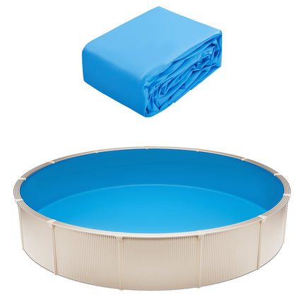 Above-Ground Pool Liner, 15 ft Round, Unibead, 47 in