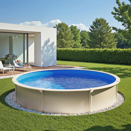 Above-Ground Pool Liner, 15 ft Round, Unibead, 47 in