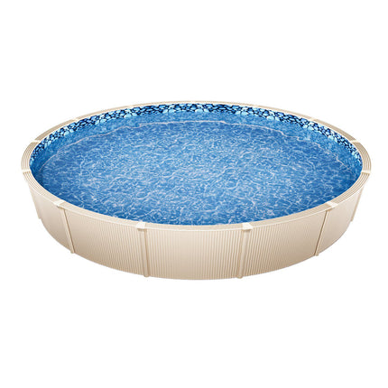 Above-Ground Pool Liner 8 Ft Round, Overlap Vinyl 54 In