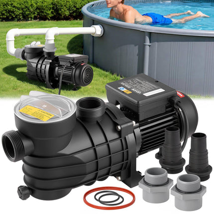 Above Ground Pool Pump, 180W, 10,800 L/H, Filter Basket