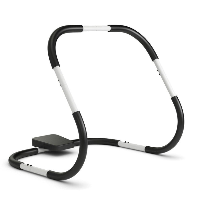 Ab roller buikspiertrainer met gevoerde hoofdsteun buikspiertrainer apparaat 73 x 73 x 64 cm