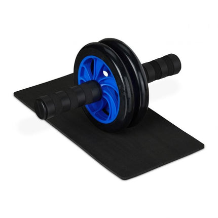 Abroller with knee protection
