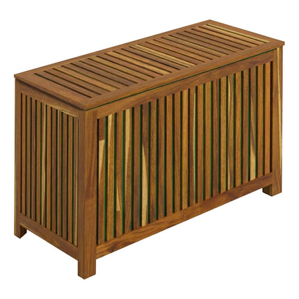Acacia Garden Storage Box, Medium – Natural Wood