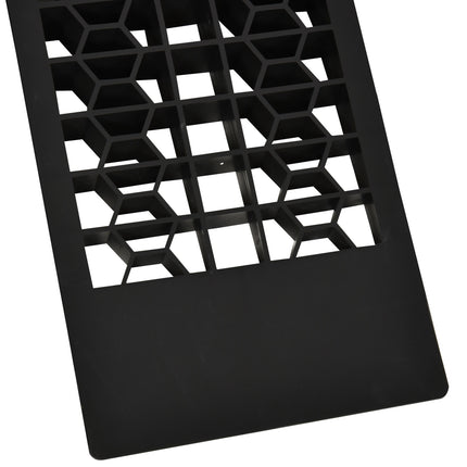 Rubber threshold ramp set, black, 70x20x8 cm, curb