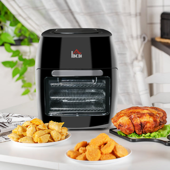 Air Fryer Oven, Dehydrator & Grill, Oil Free, Black