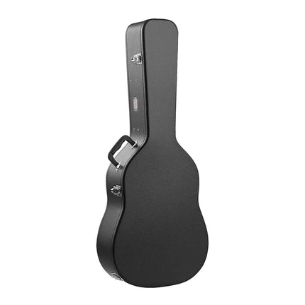 Acoustic Guitar Hard Case, Lock and Keys, Fits 39–41 in