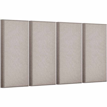 Acoustic Panels 4-Pack, 2 in Fiberglass, Self-Adhesive