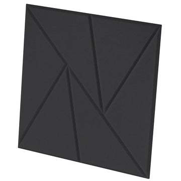 Acoustic Panels, Self-Adhesive, 18 Pack, Black