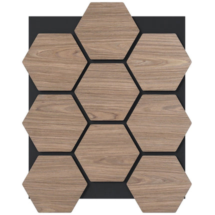 Acoustic Wall Panels, 4-Pack, 81x66 cm, Sound Absorbing