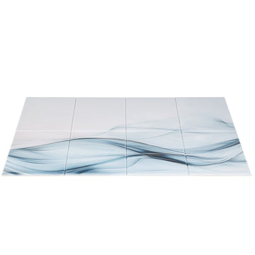 Acoustic Wall Panels 8-Pack, Self-Adhesive Polyester