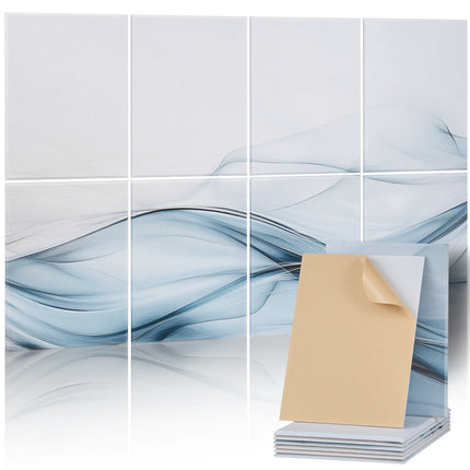 Acoustic Wall Panels 8-Pack, Self-Adhesive Polyester