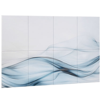 Acoustic Wall Panels 8-Pack, Self-Adhesive Polyester