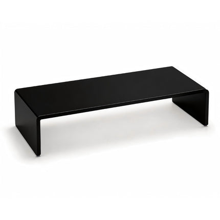 Acrylic Monitor Riser – Black, 35x20x10 cm, Ergonomic Stand