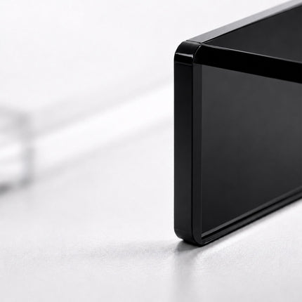 Acrylic Monitor Riser - Black, 50 x 20 x 10 cm