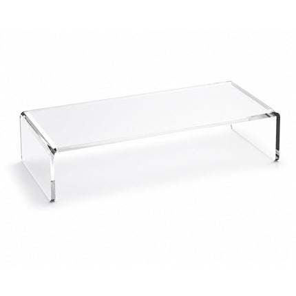 Acrylic Monitor Riser – Transparent, 35 x 20 x 10 cm