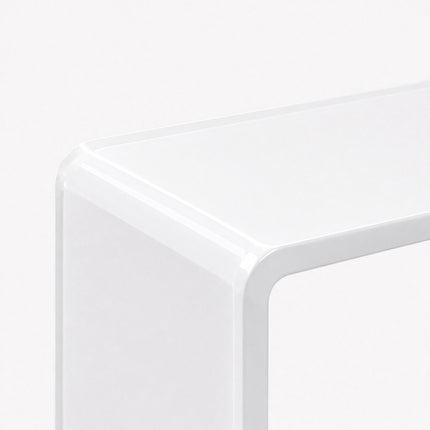Acrylic Monitor Riser, White, 50x20x10 cm