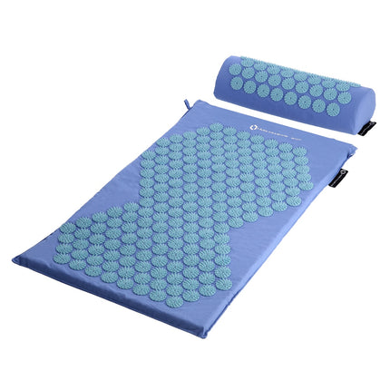 Acupressure Mat Set, Blue – Includes Pillow