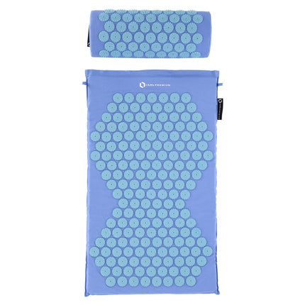 Acupressure Mat Set, Blue – Includes Pillow
