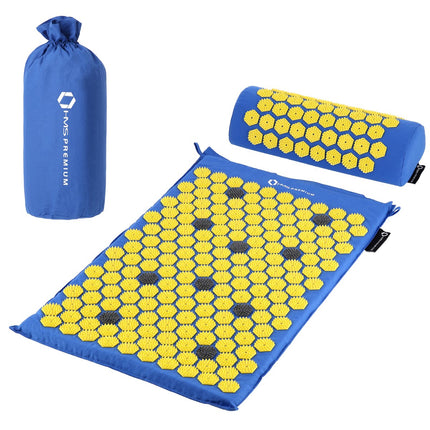 Acupressure Mat Set, Dark Blue, Pain Relief Therapy