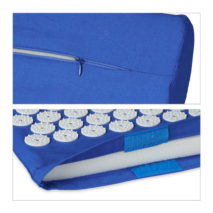 Acupressure mat with pillow