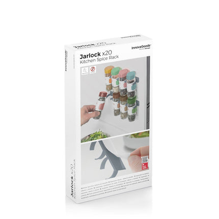 Adhesive and Divisible Spice Organiser Jarlock x20 InnovaGoods