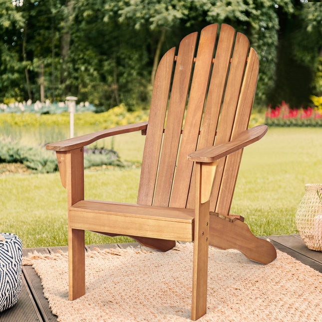Adirondack Garden Chair – Acacia Wood, Ergonomic Design