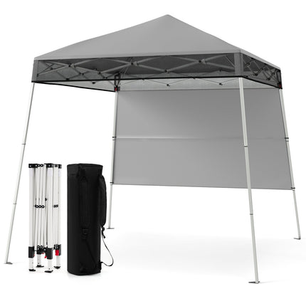 Adjustable 2x2m Pop-Up Gazebo with Sidewall, Waterproof
